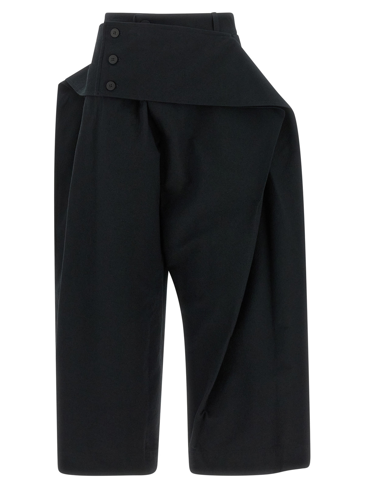 Issey Miyake Schwarze Freizeithose aus Polyester