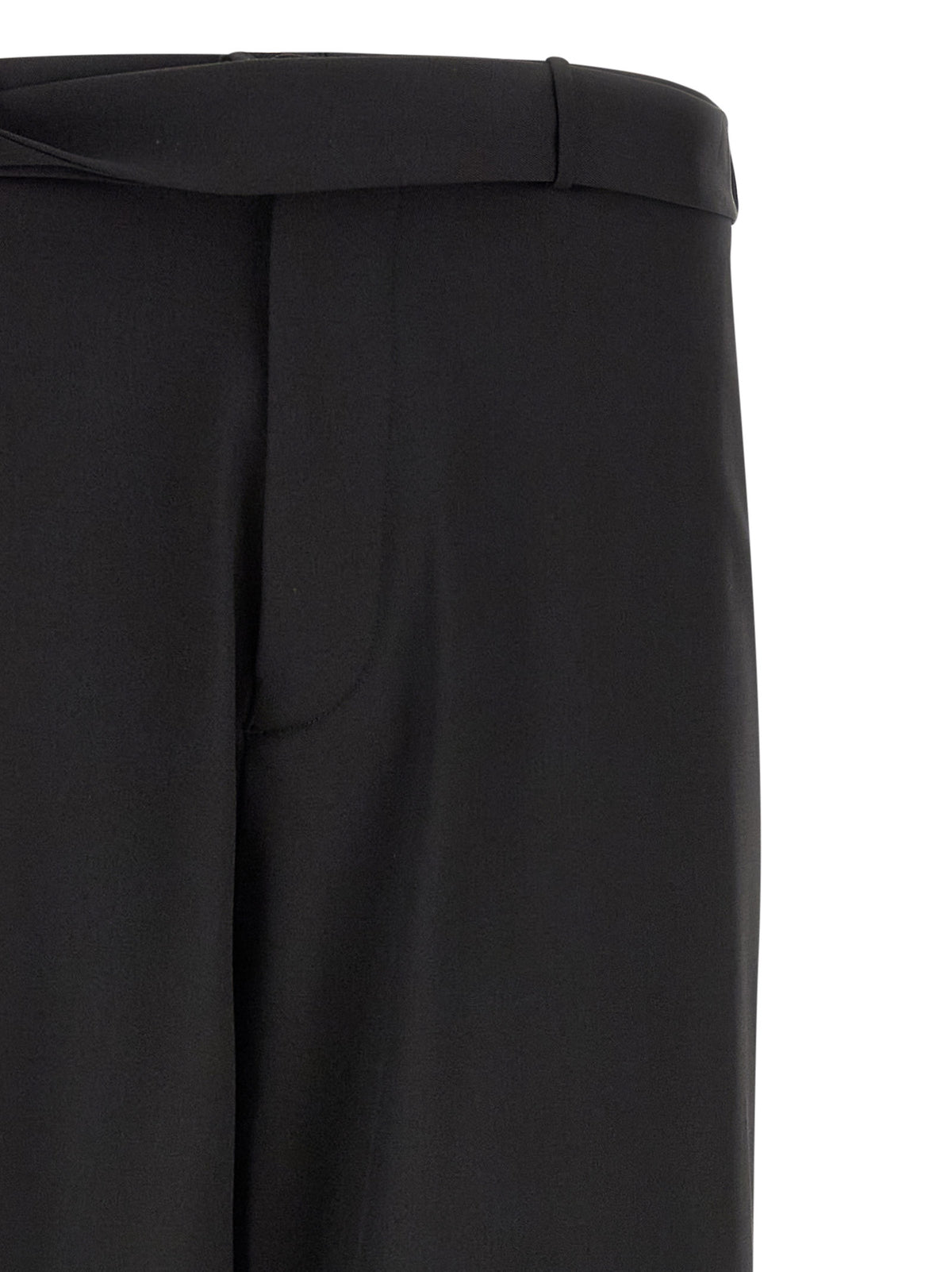 Kiko Kostadinov Schwarze Hose aus reiner Schurwolle