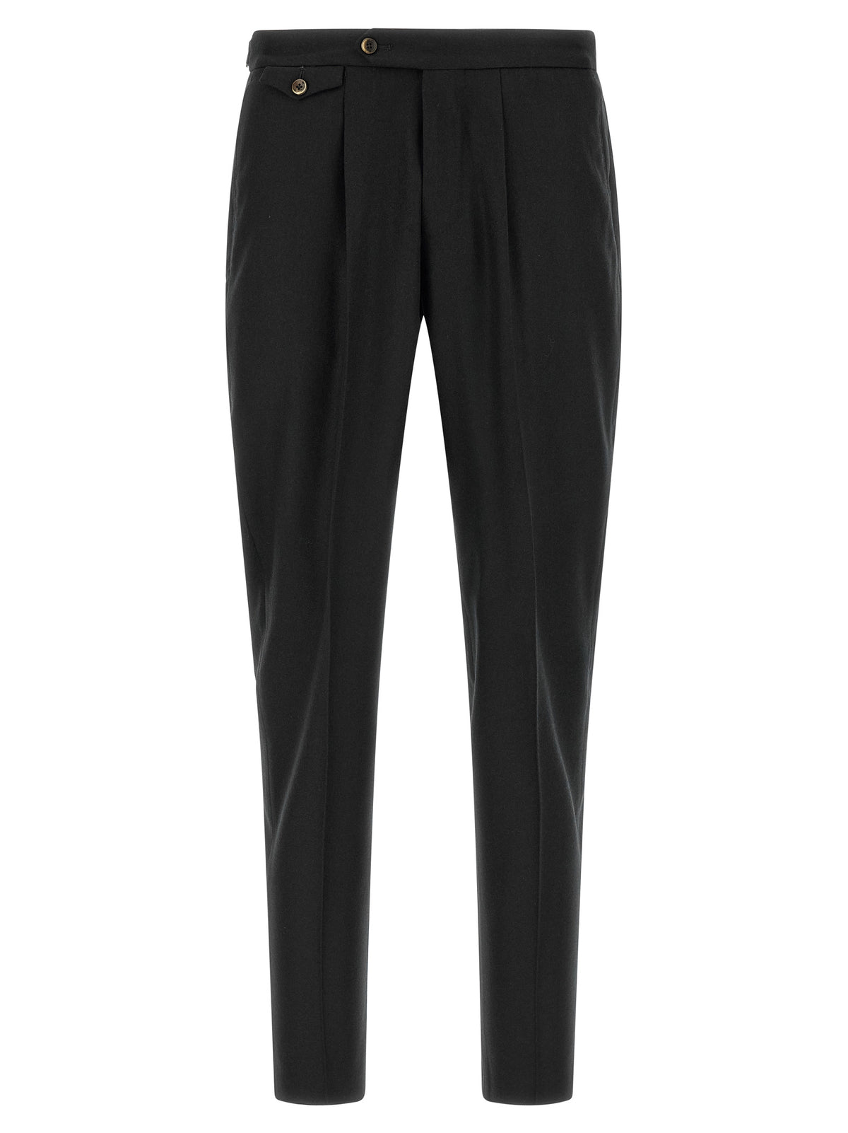 PT Torino Schwarze Hose aus reiner Schurwolle