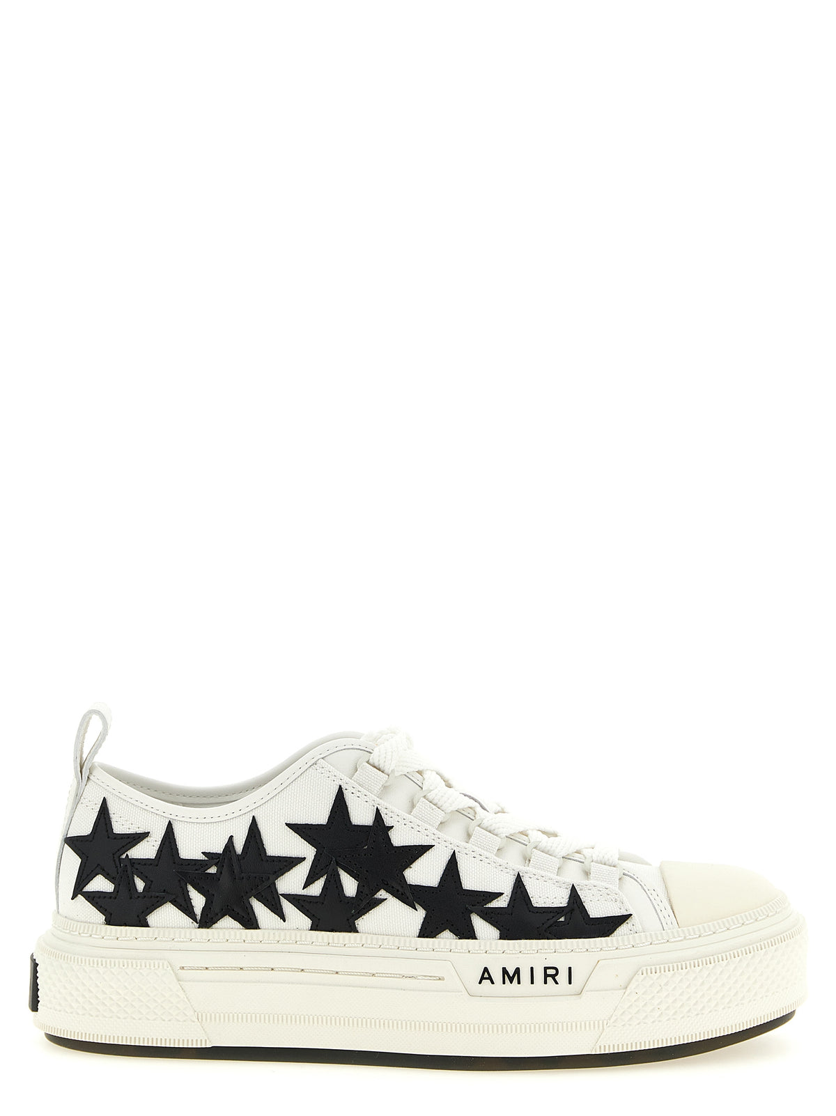 Amiri Weiße Low-Top-Sneaker aus Baumwolle
