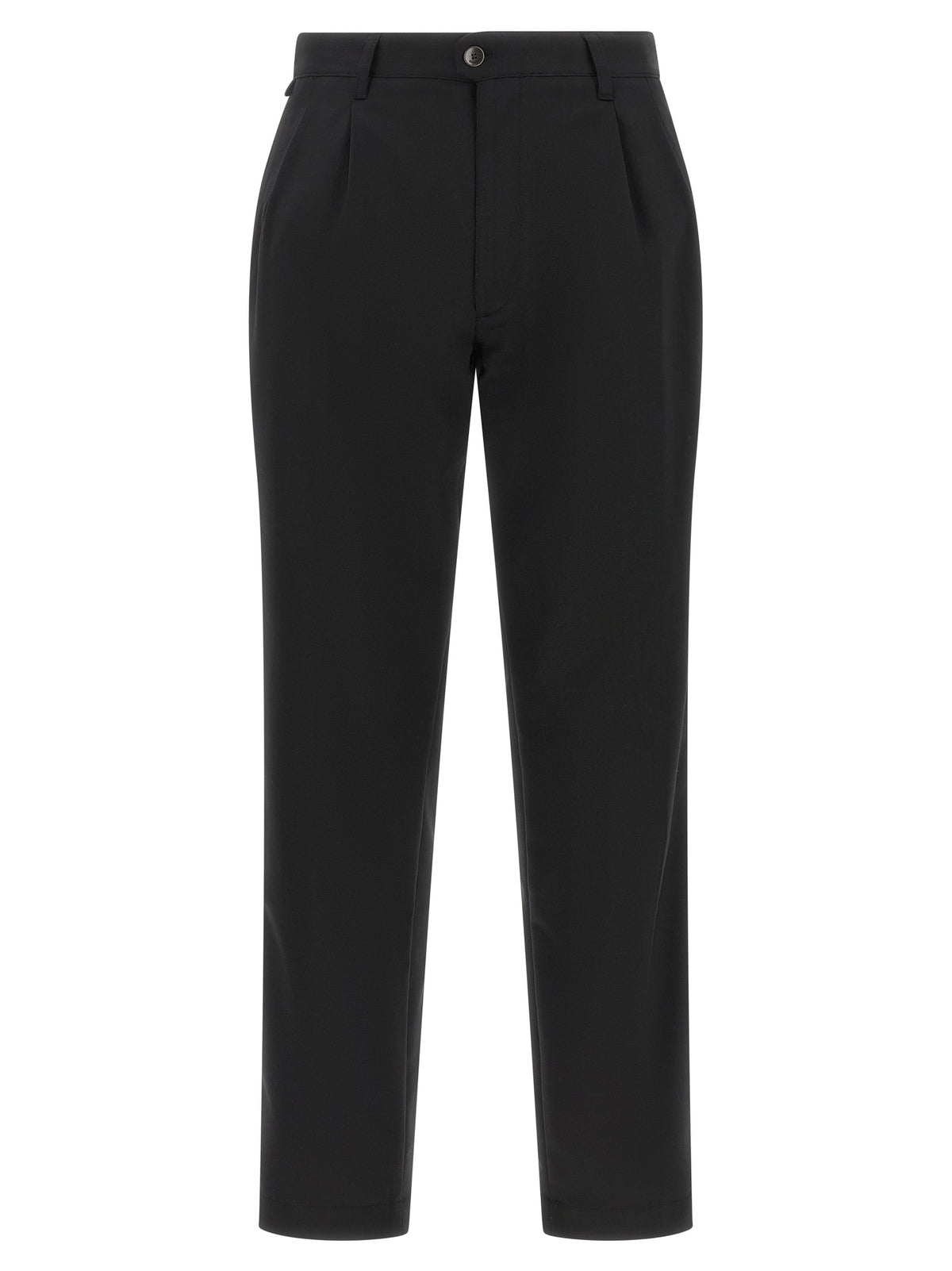 Incotex Schwarze Palazzo-Hose aus Polyester