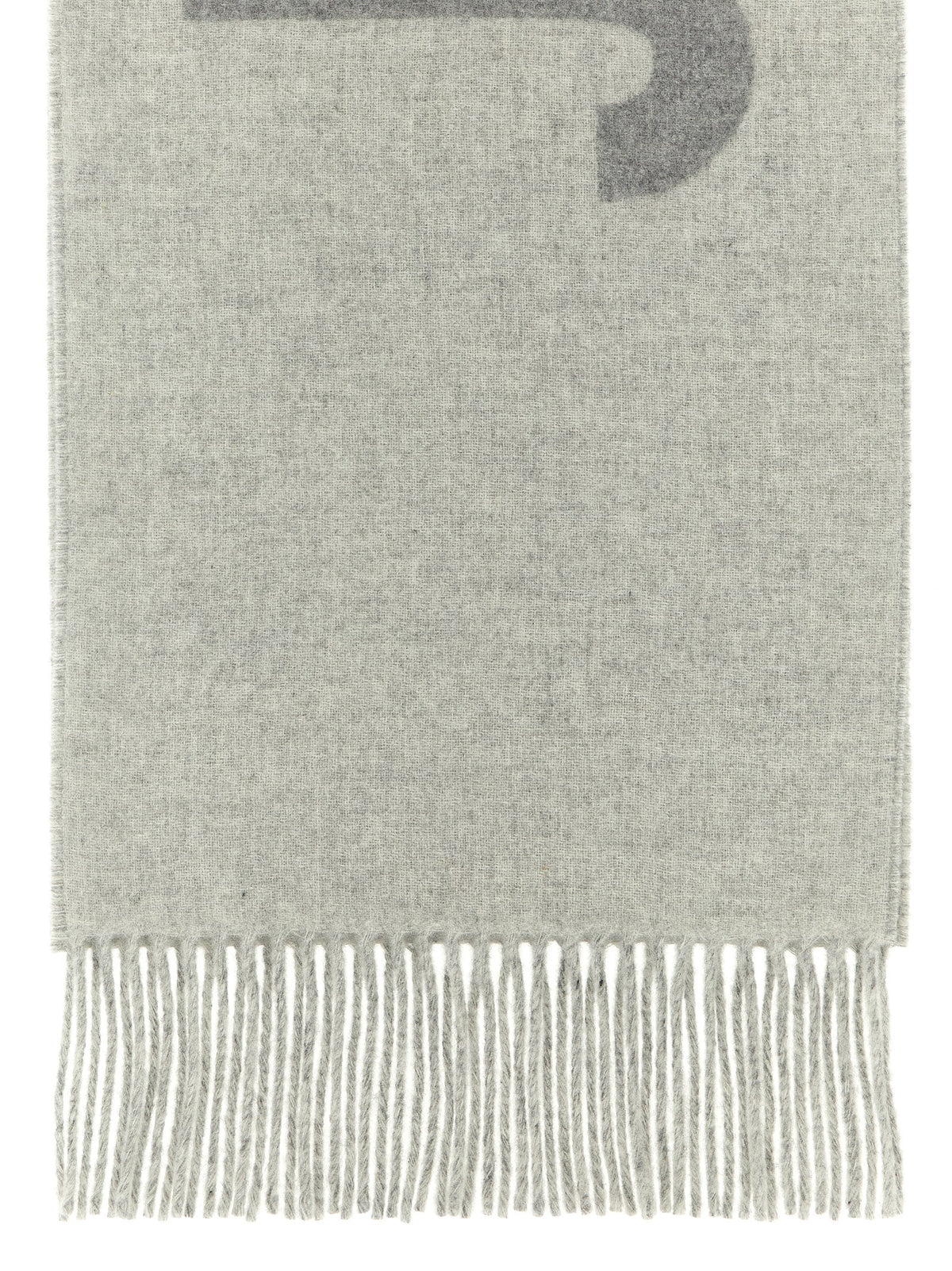 Jacquemus Grauer Woll-Foulard