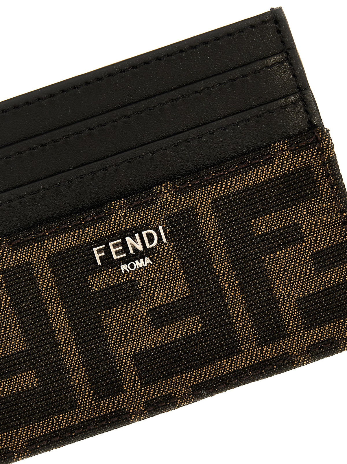 Fendi Braun Kalbsleder Kartenetui