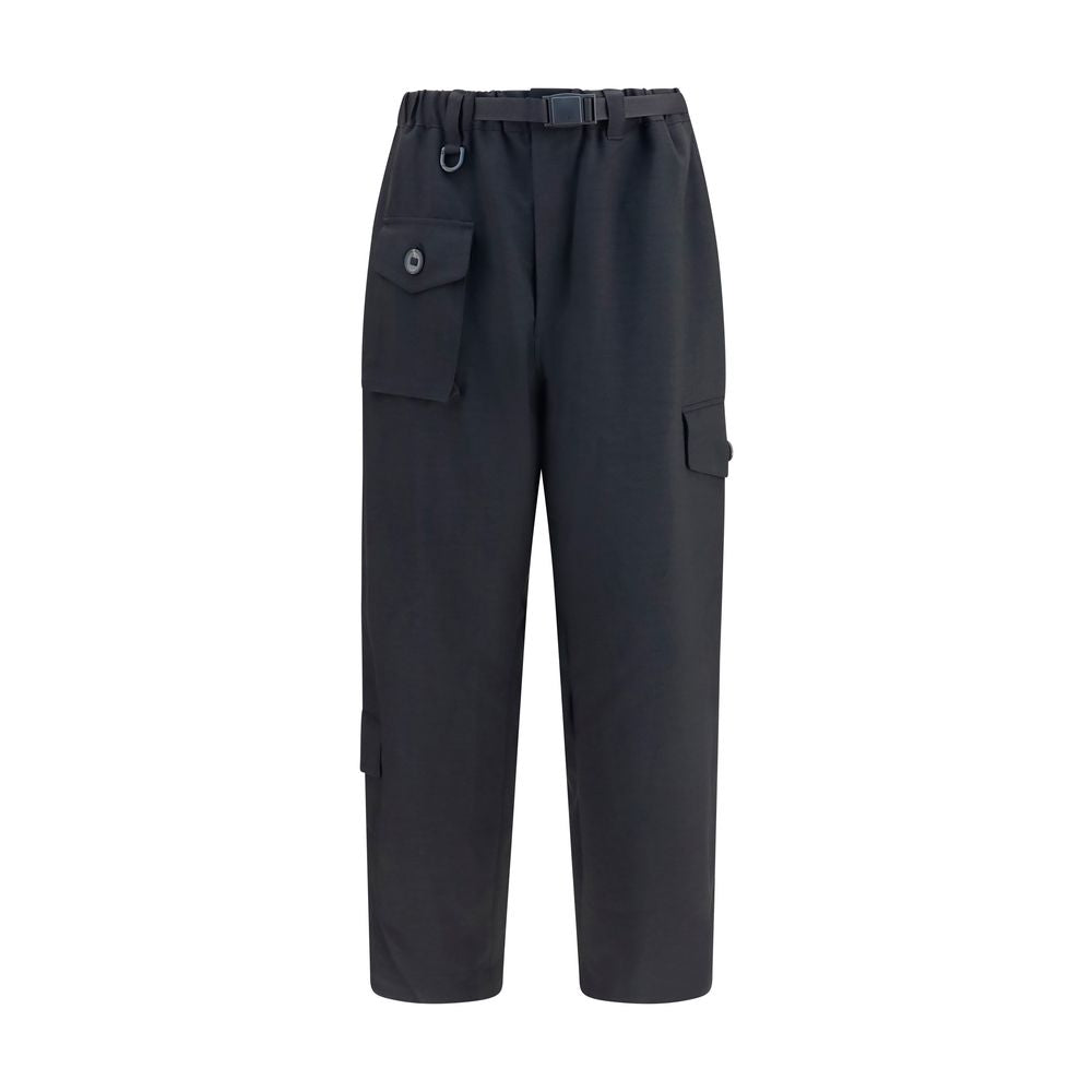 Y-3 Schwarze Polyester-Sporthose