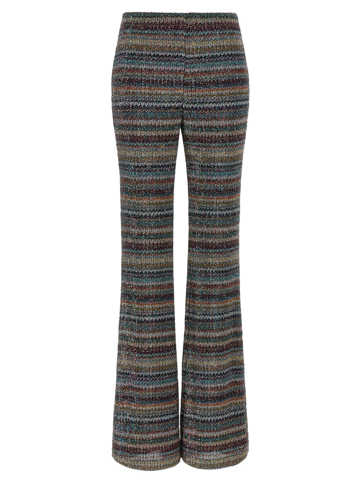 Missoni Mehrfarbige Hose aus Viskose mit ausgestelltem Bein