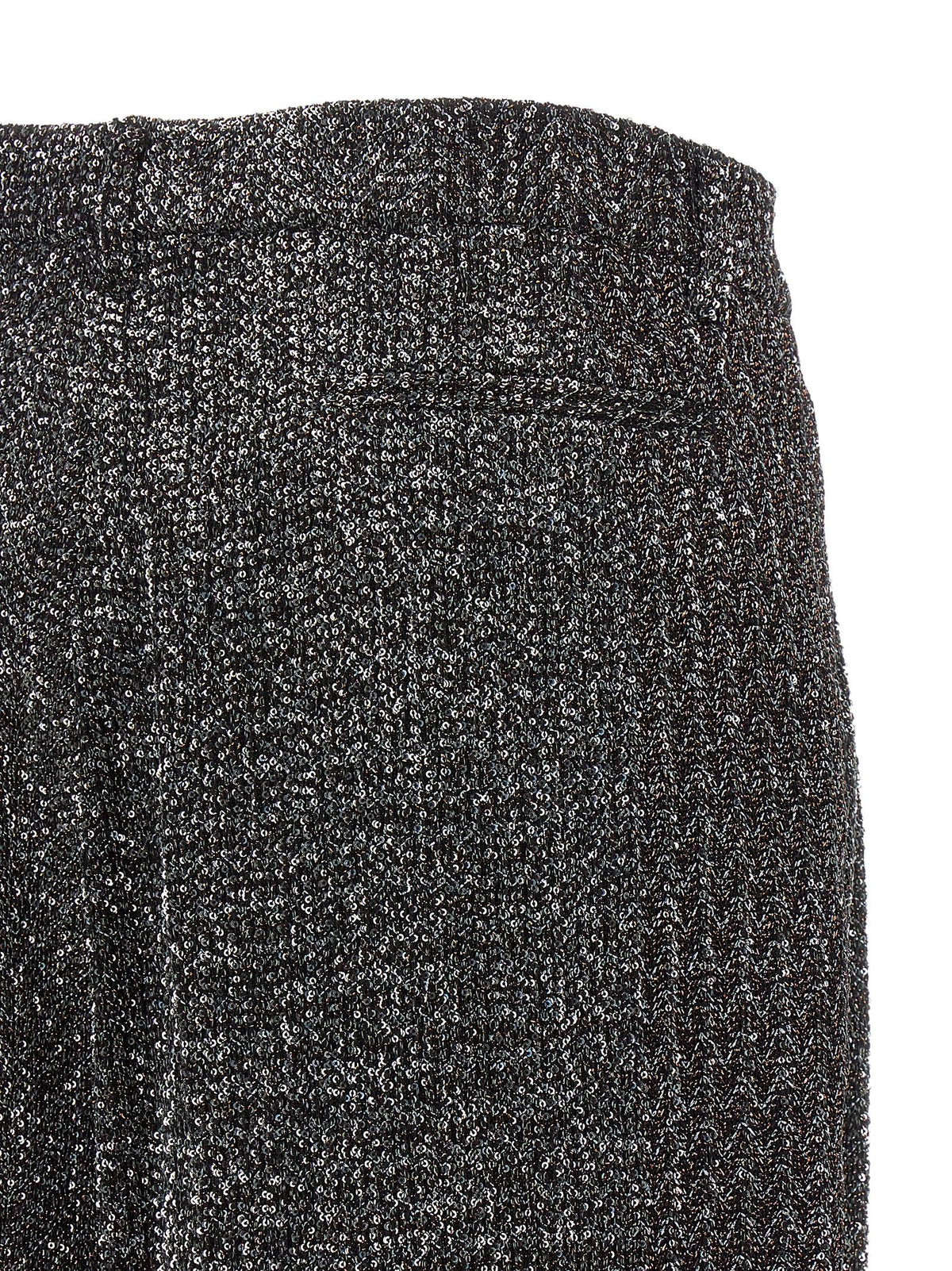 Missoni Schwarze Polyamid-Freizeithose