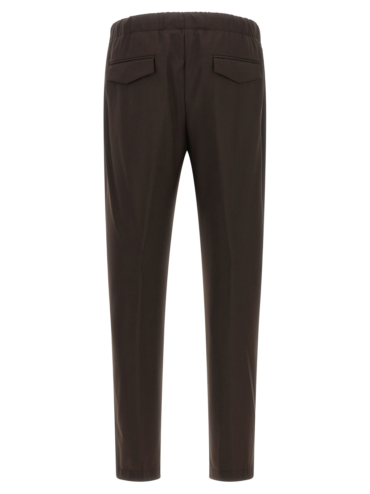 Lardini Braune Hose aus reiner Schurwolle