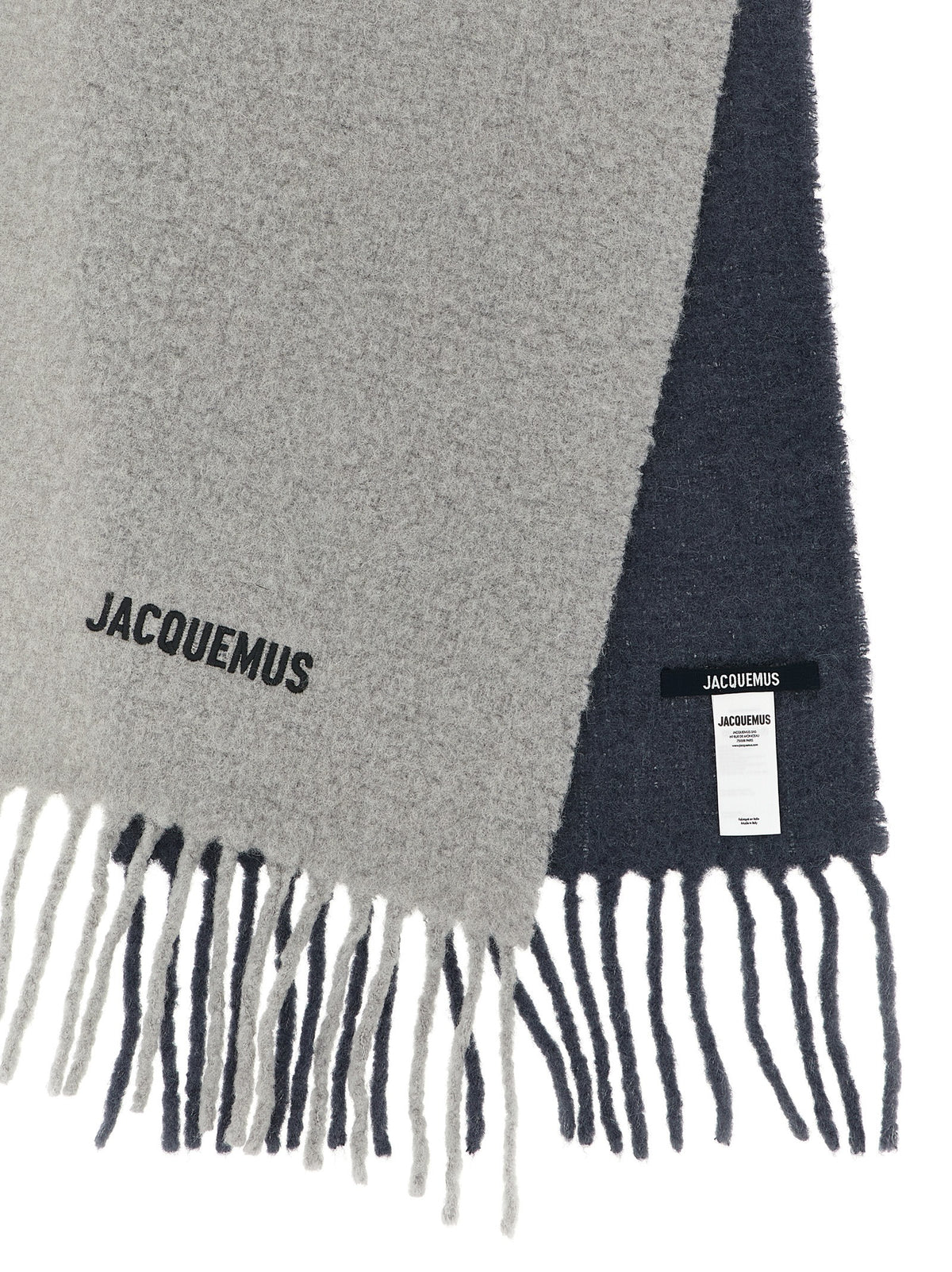 Jacquemus Grauer Wollschal
