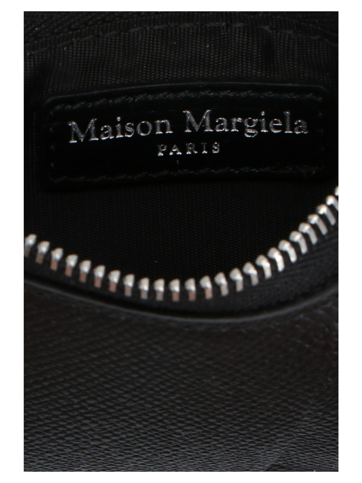 Maison Margiela Schwarzer Kalbsleder-Kartenetui
