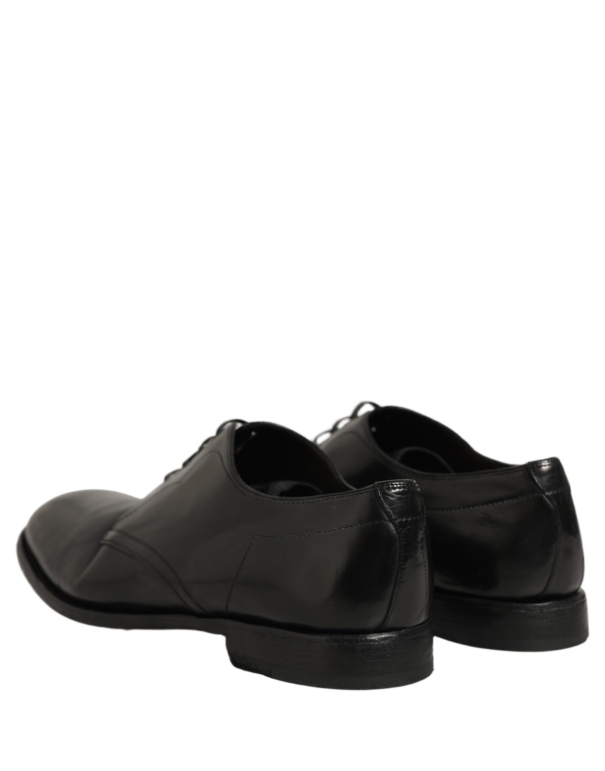 Dolce & Gabbana Schwarze Derby-Schuhe aus Kalbsleder für Herren