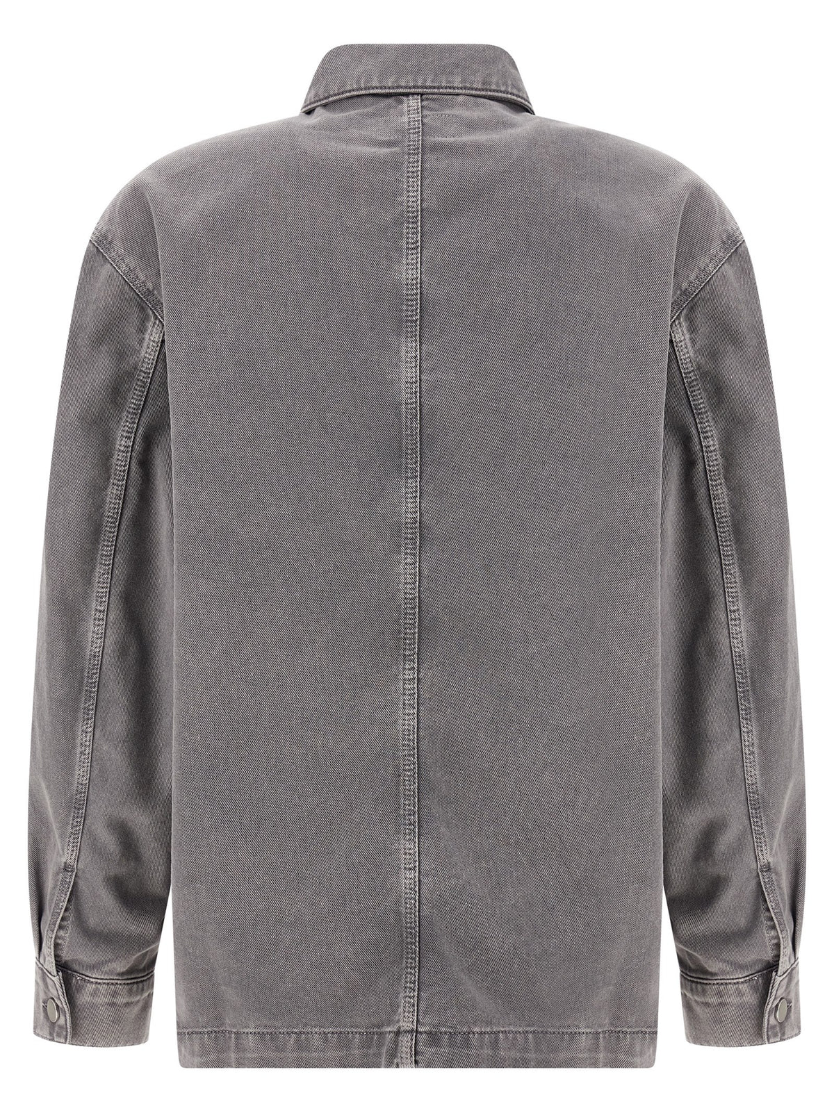 Lemaire Graue Baumwollbluse
