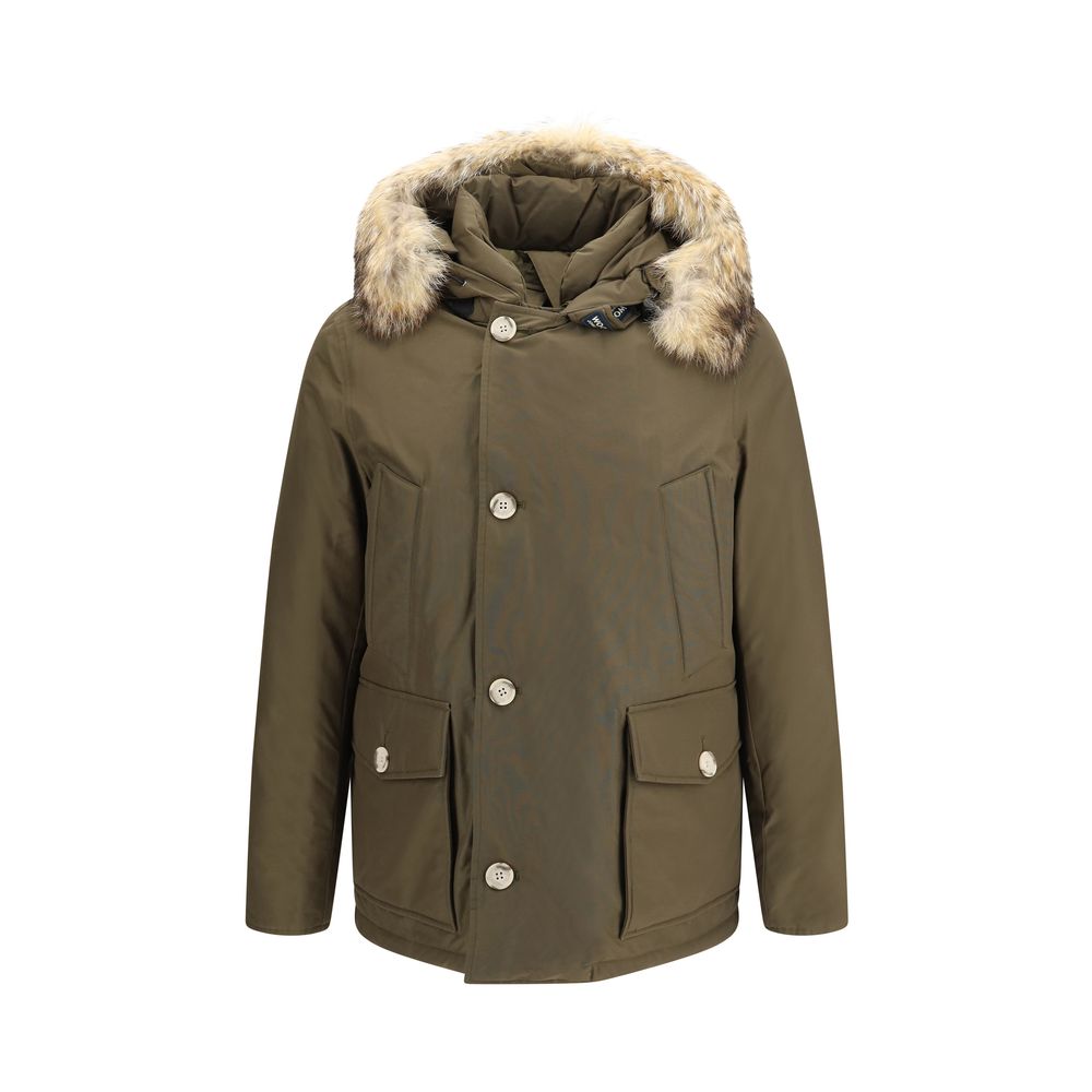 Woolrich Zweifarbiger Baumwollparka