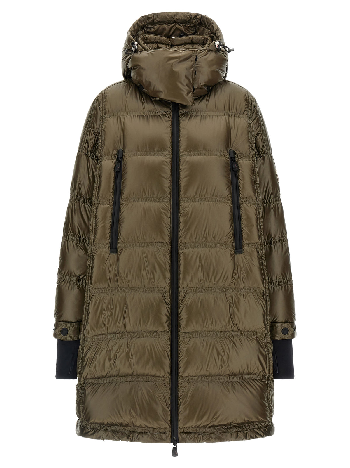 Moncler Grenoble Zweifarbiger Polyamid-Mantel