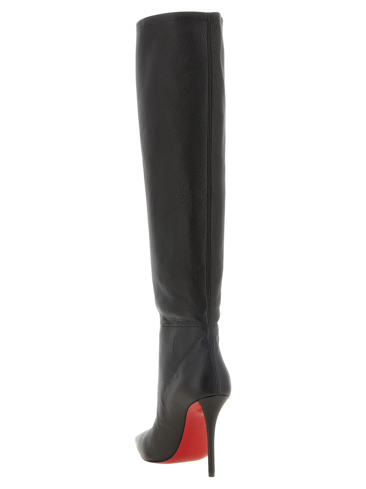 Christian Louboutin Braun Ziegenleder Over The Knee