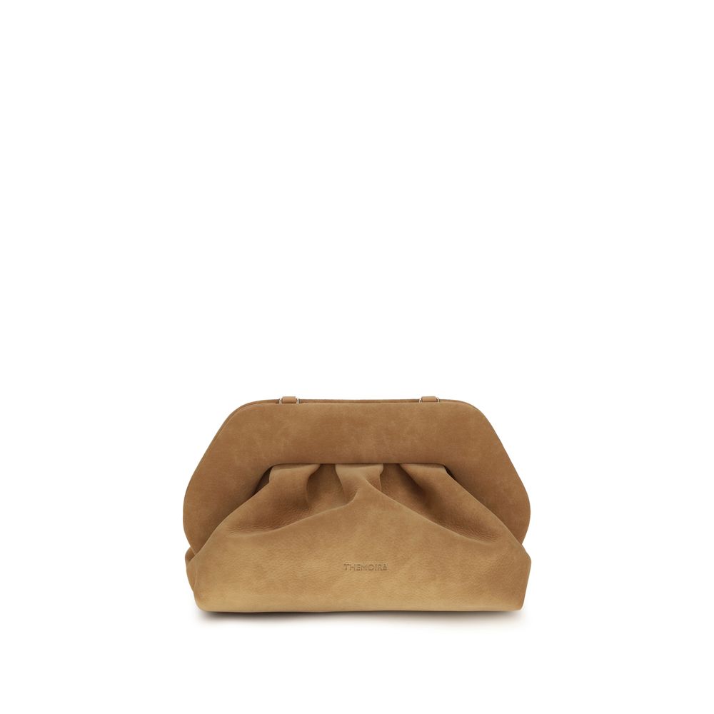 THEMOIRè Beige Nubuk-Leder Clutch Bag