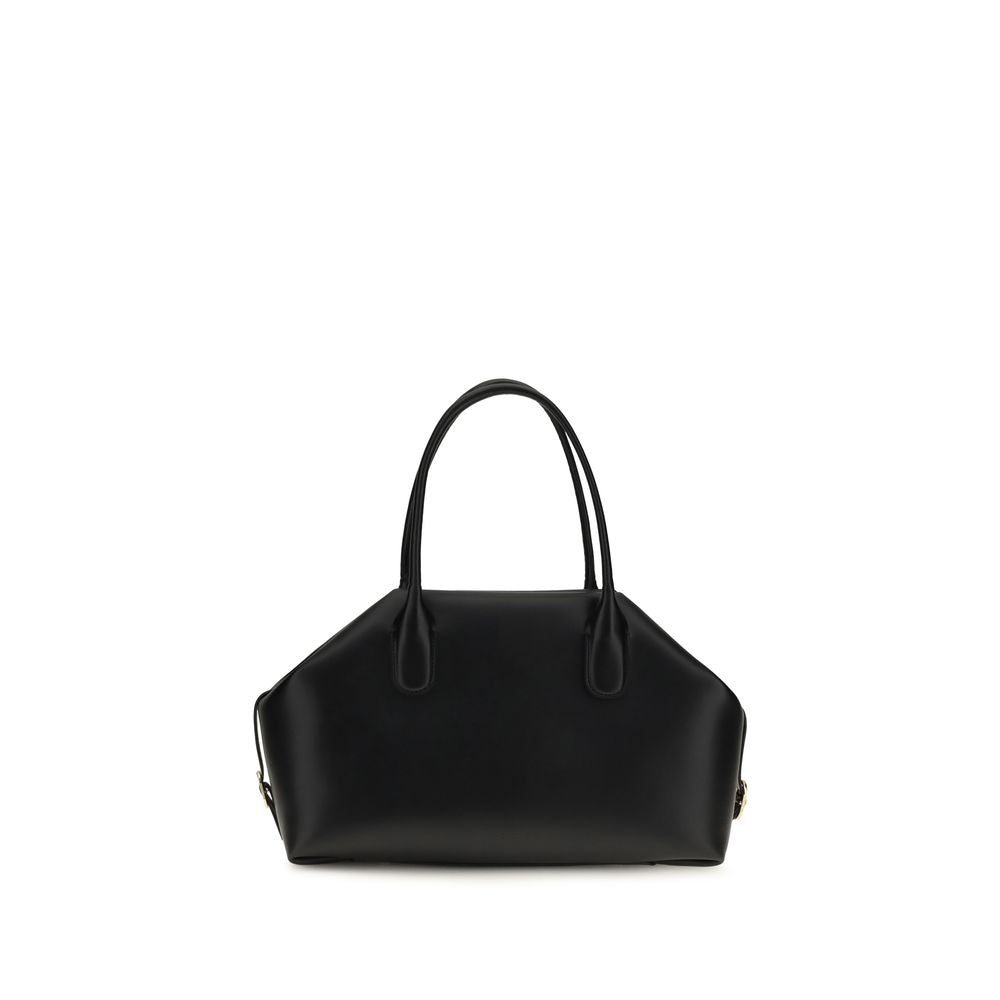 THEMOIRè Schwarze Handtasche aus veganem Leder