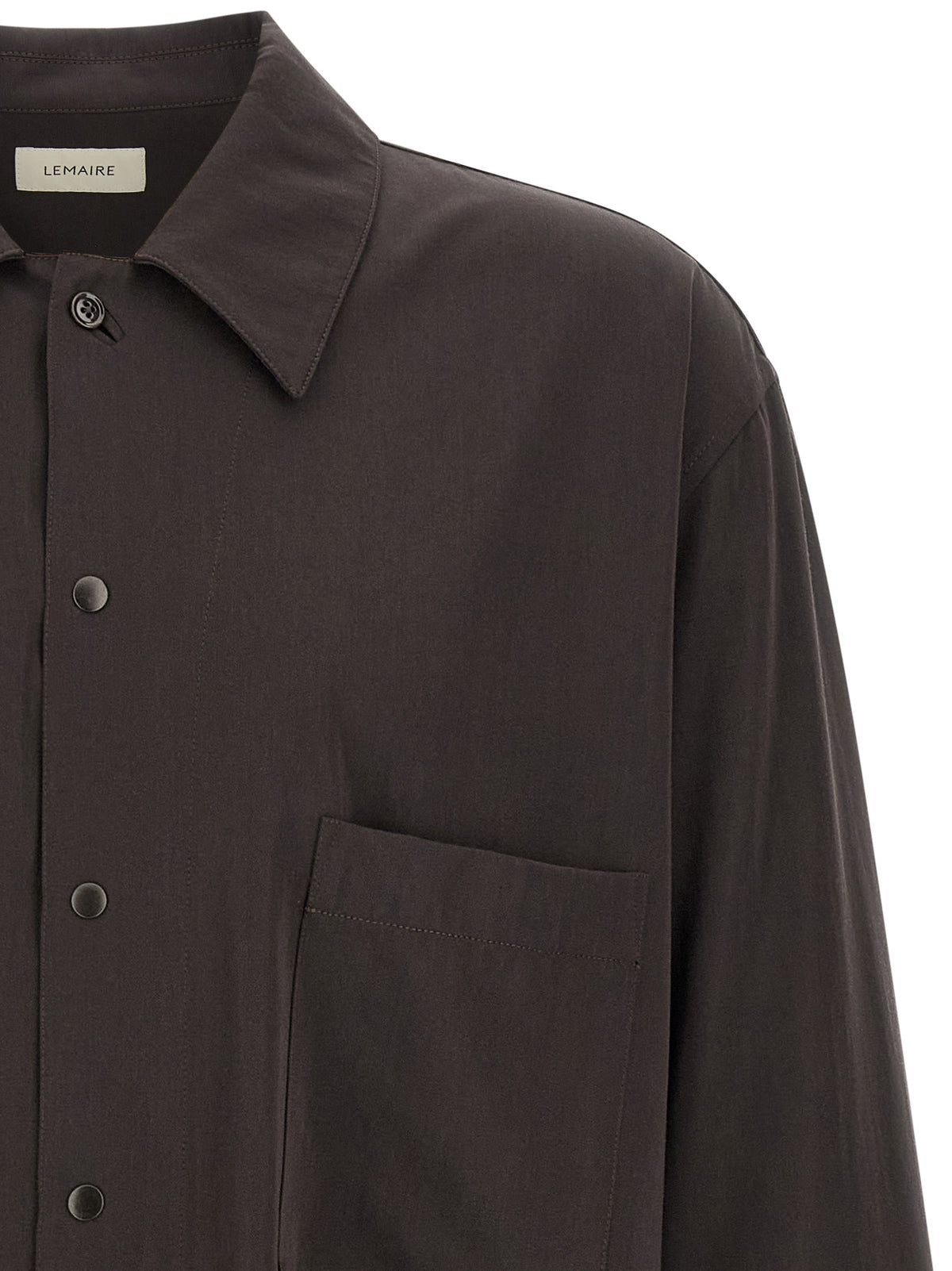 Lemaire Braune Wollbluse