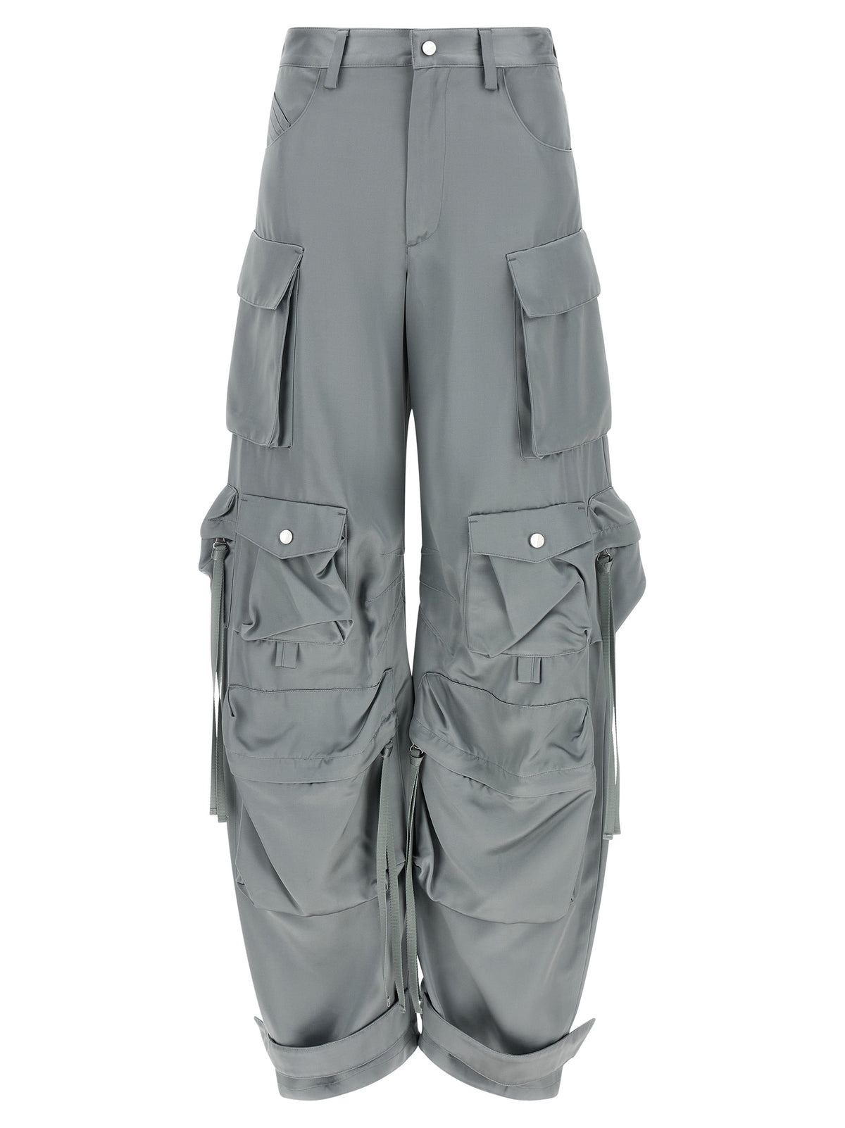 The Attico Graue Viskose Cargo-Hose