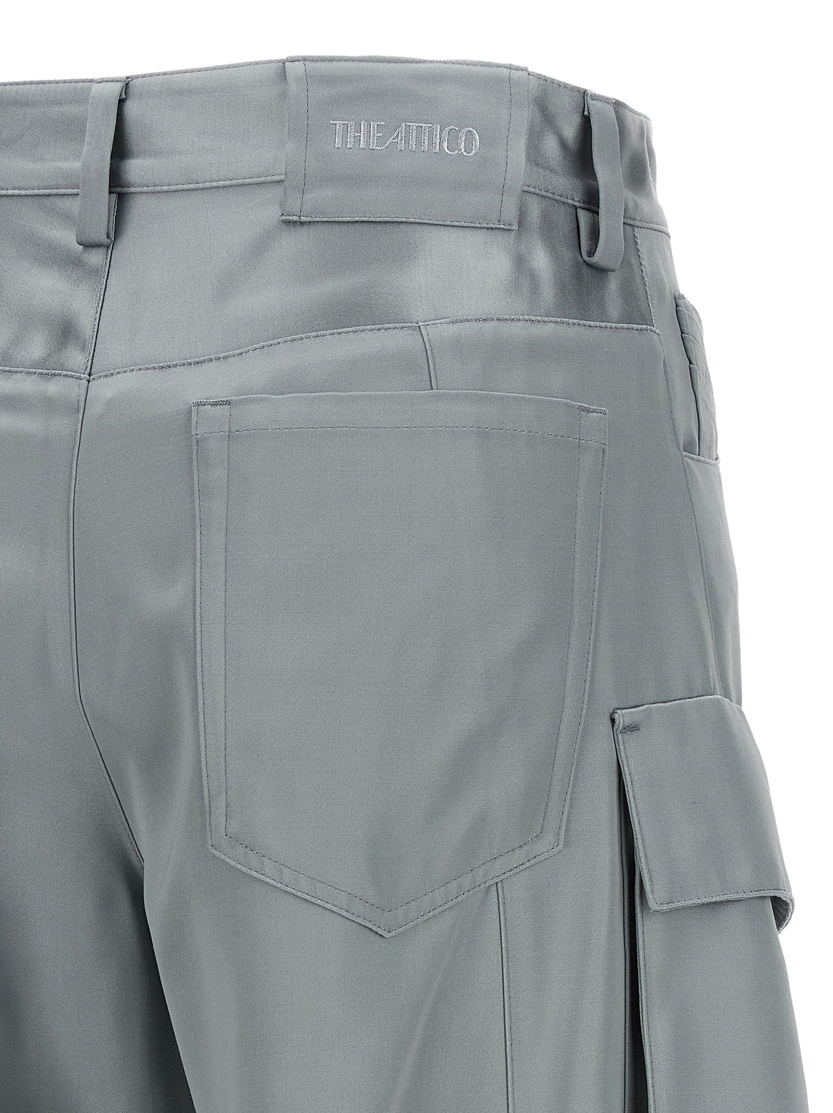 The Attico Graue Viskose Cargo-Hose
