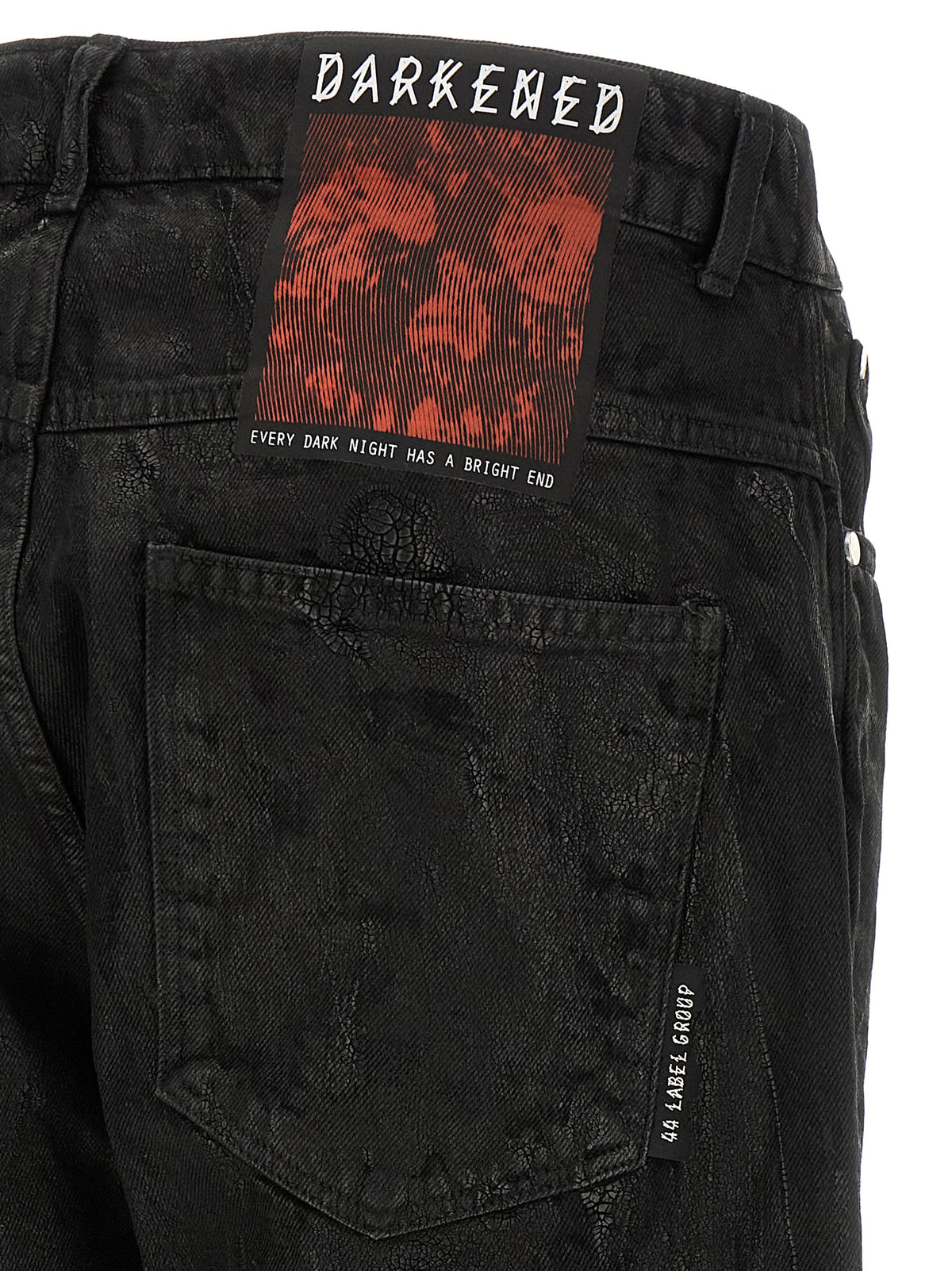 44 Label Group Schwarze Baumwolljeans Denim