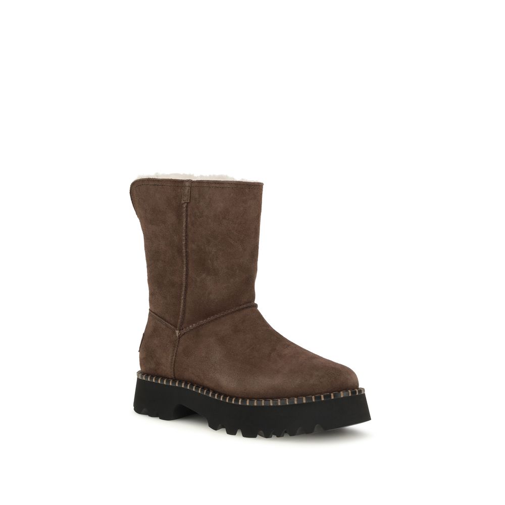 UGG Braune Wildleder-Stiefeletten