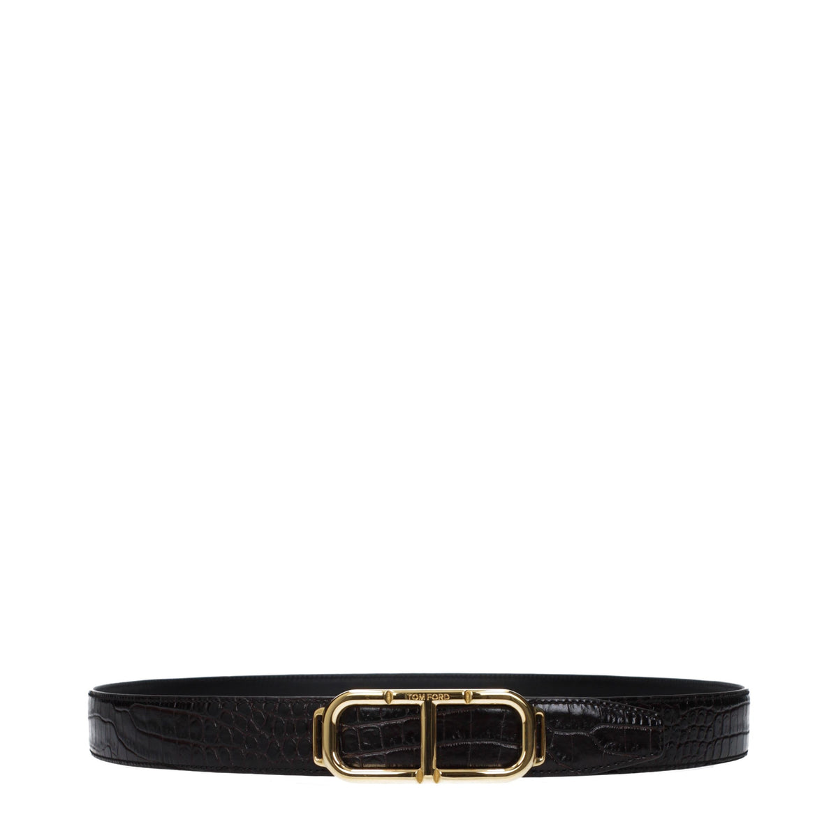 Tom Ford Brauner Ledergürtel Regular Fit