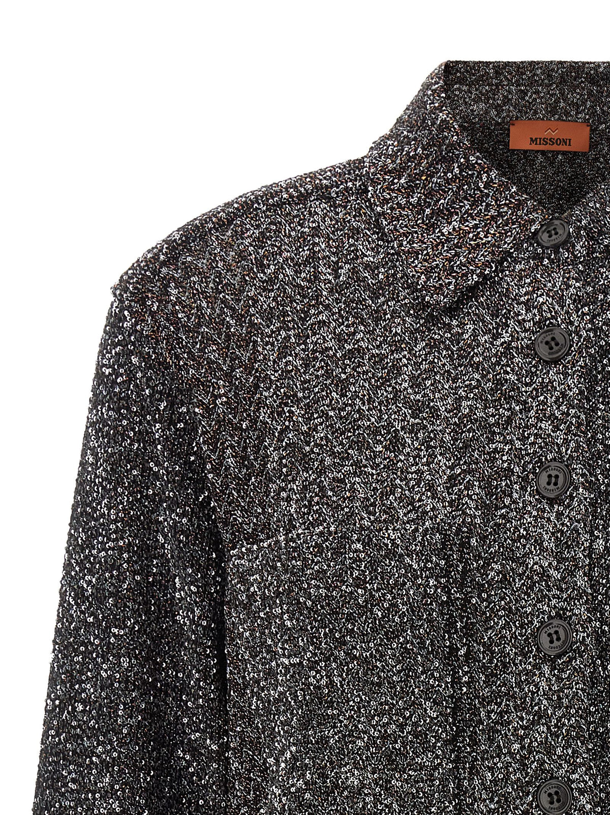 Missoni Graue Polyamid-Bluse