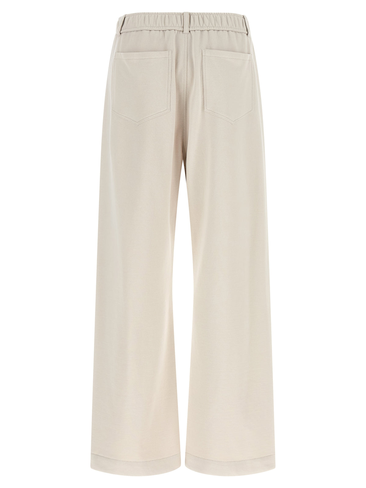 Brunello Cucinelli Beige Baumwoll-Sporthose