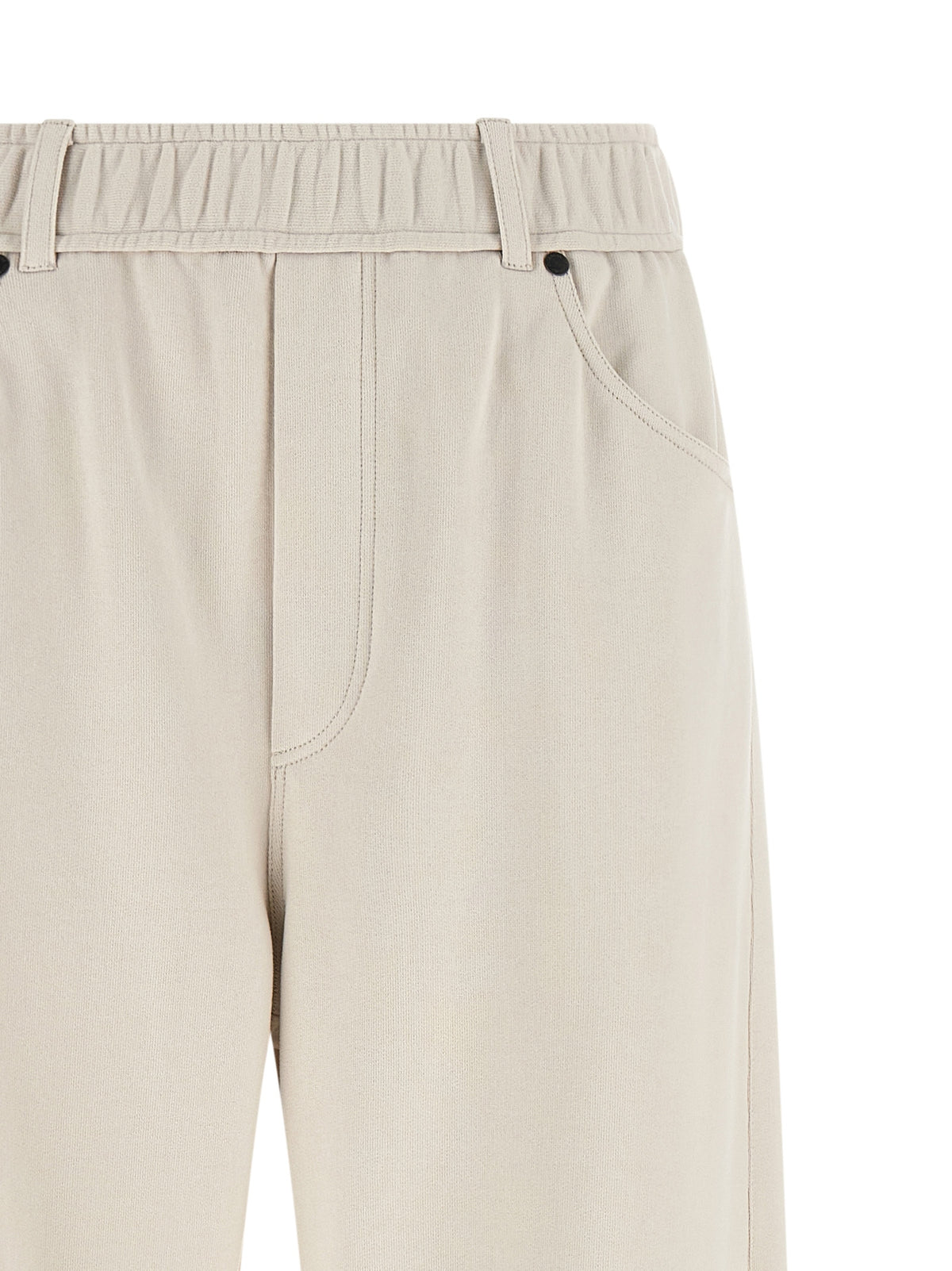 Brunello Cucinelli Beige Baumwoll-Sporthose
