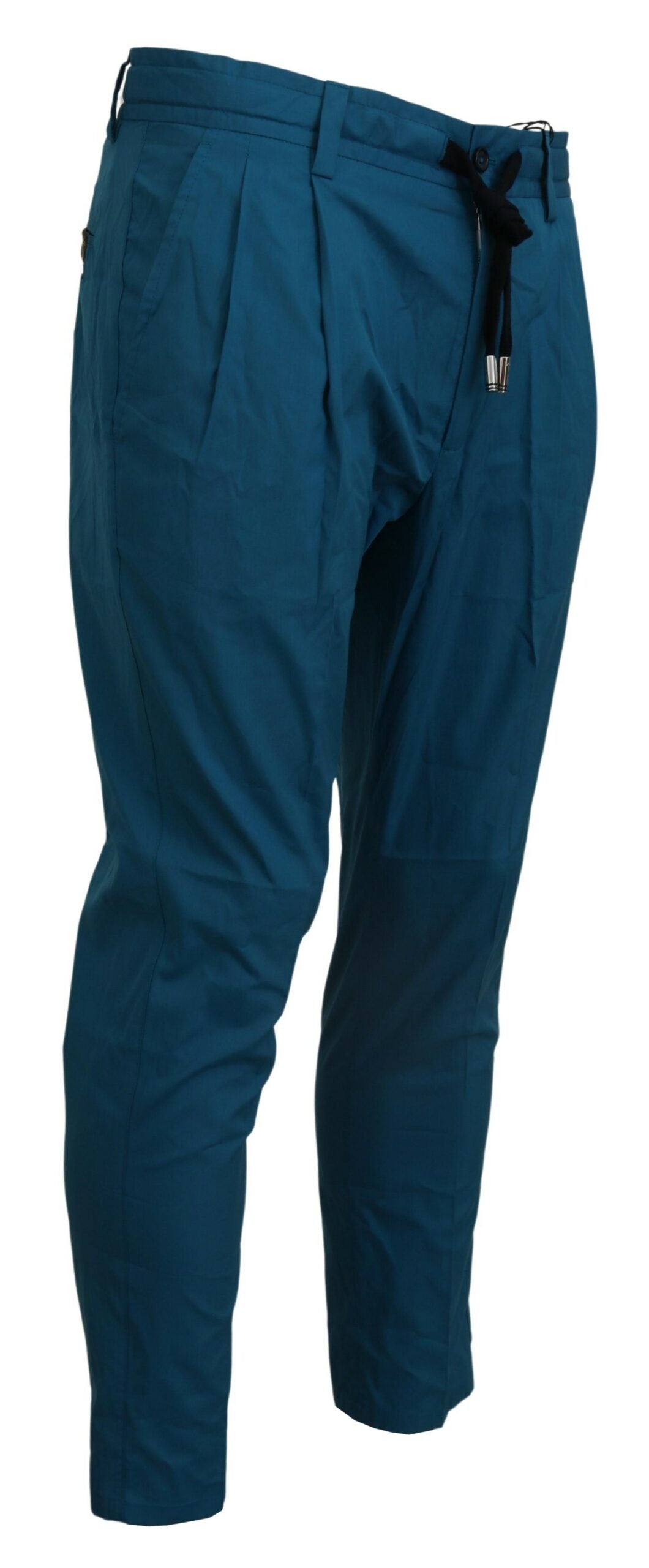 Dolce & Gabbana Blaue Baumwoll-Chinos Hosen Hosen