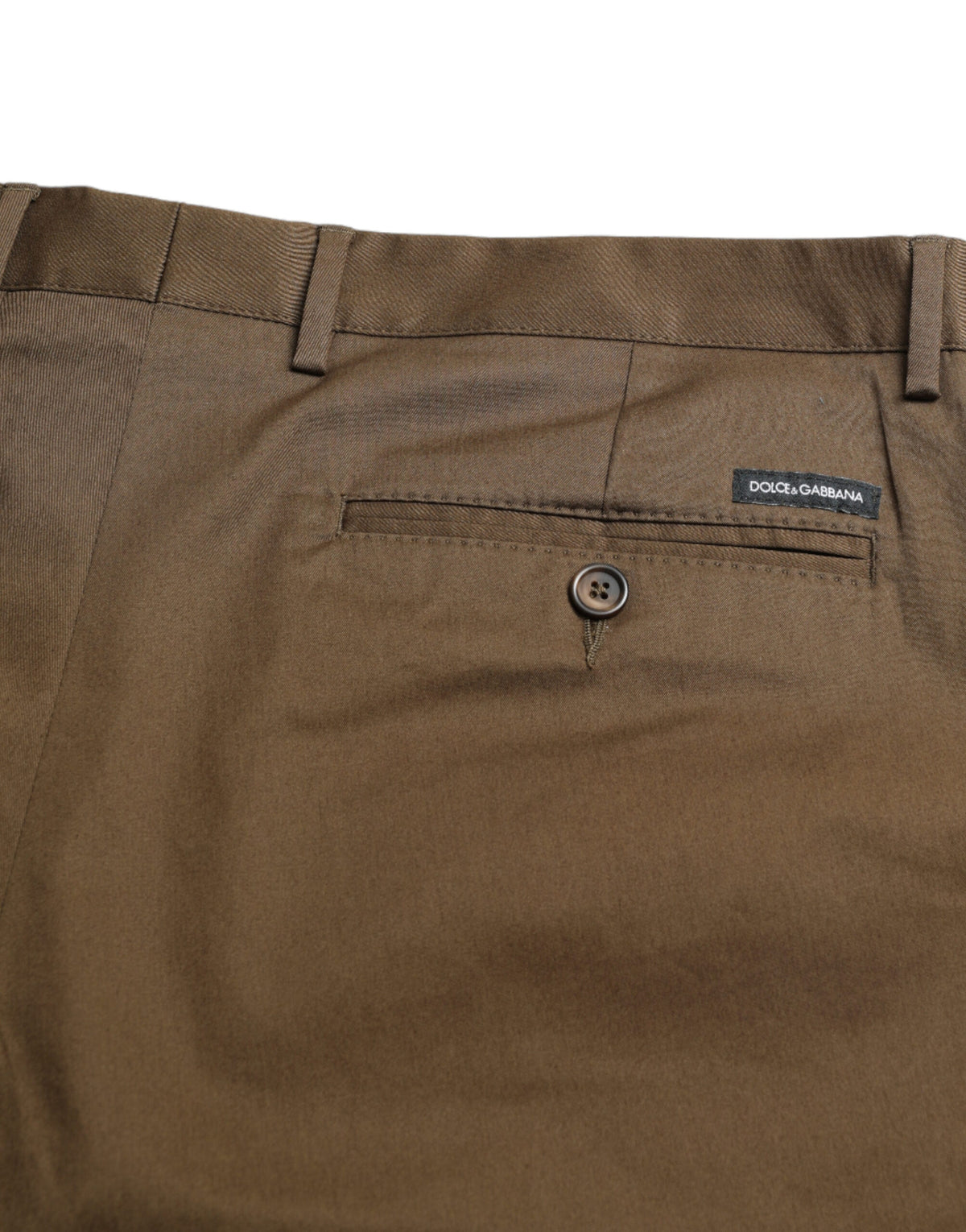 Dolce & Gabbana Braun Baumwolle Stretch Männer Bermuda Shorts