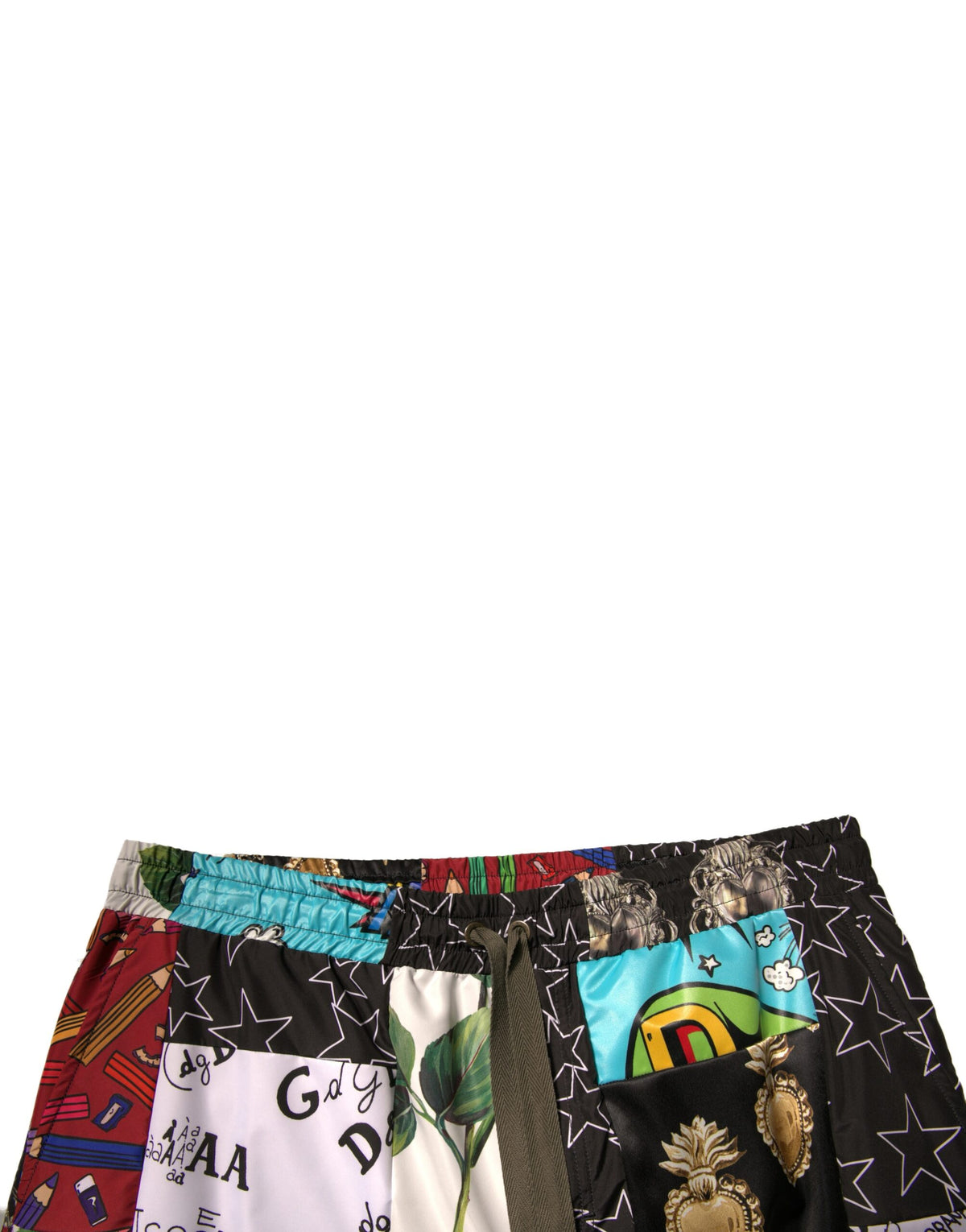Dolce & Gabbana Mehrfarbige Cargo-Bermudashorts mit Patchwork