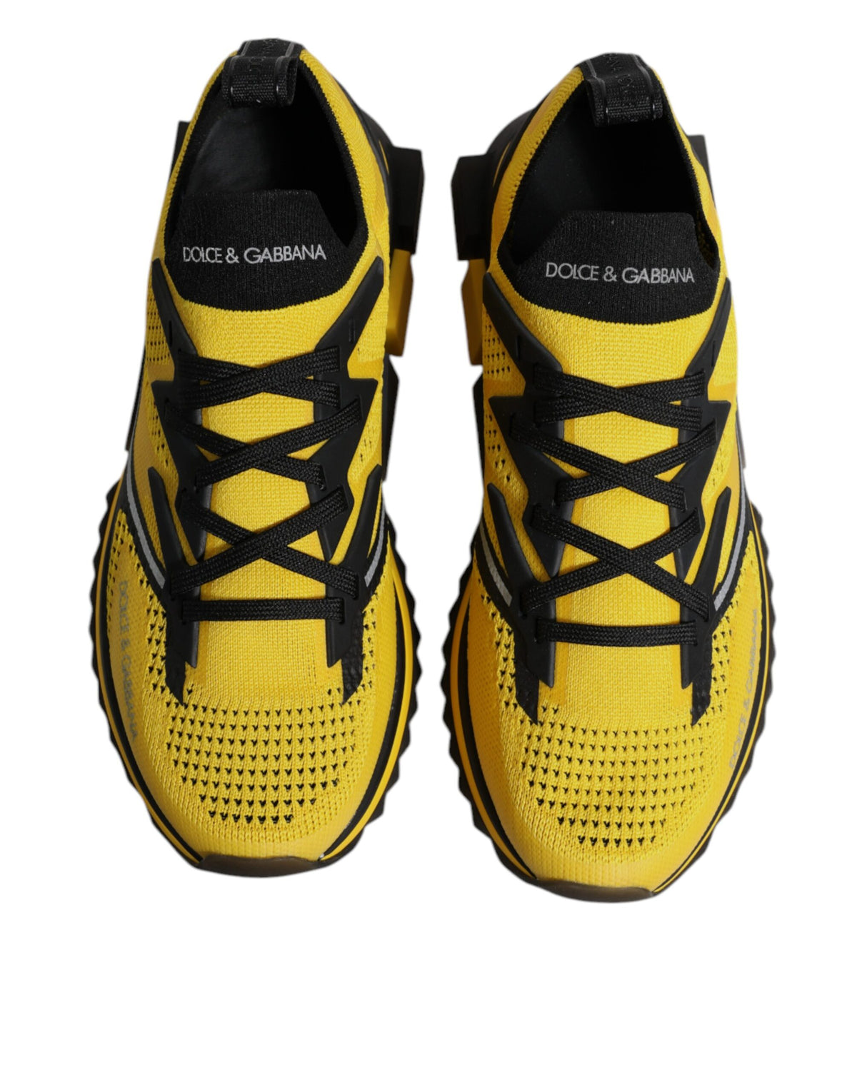 Dolce & Gabbana Gelb SORRENTO Sport Stretch Turnschuhe Schuhe
