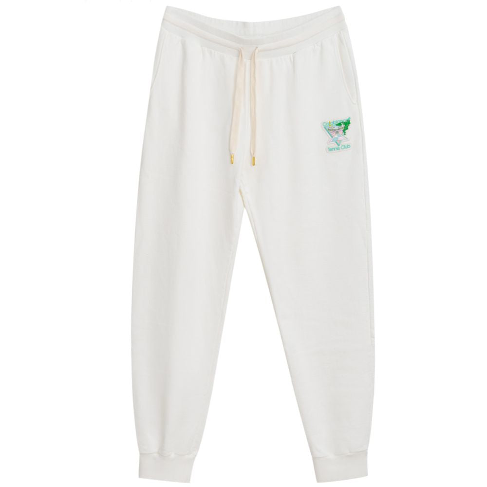 Casablanca Weiße Baumwoll-Sporthose