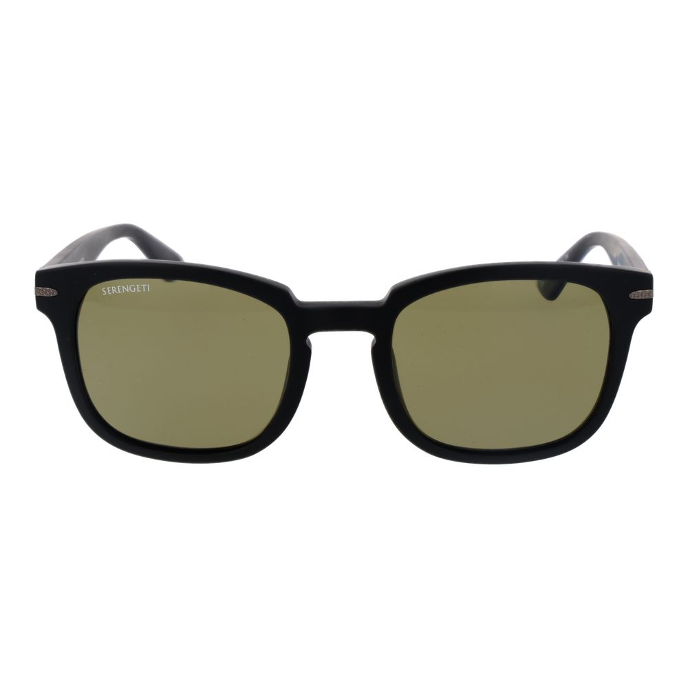 Serengeti Schwarze Sonnenbrille aus Acetat