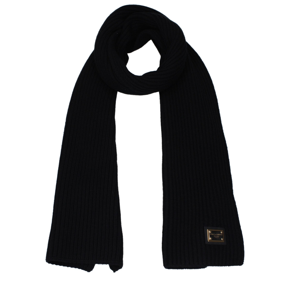 Dolce & Gabbana Schwarzer Kaschmirschal