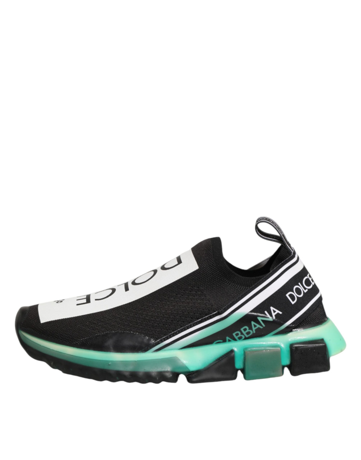 Dolce & Gabbana Schwarze Sorrento Herren-Sneaker zum Hineinschlüpfen