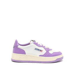Autry Mehrfarbige Leder-Sneaker mit niedrigem Schaft