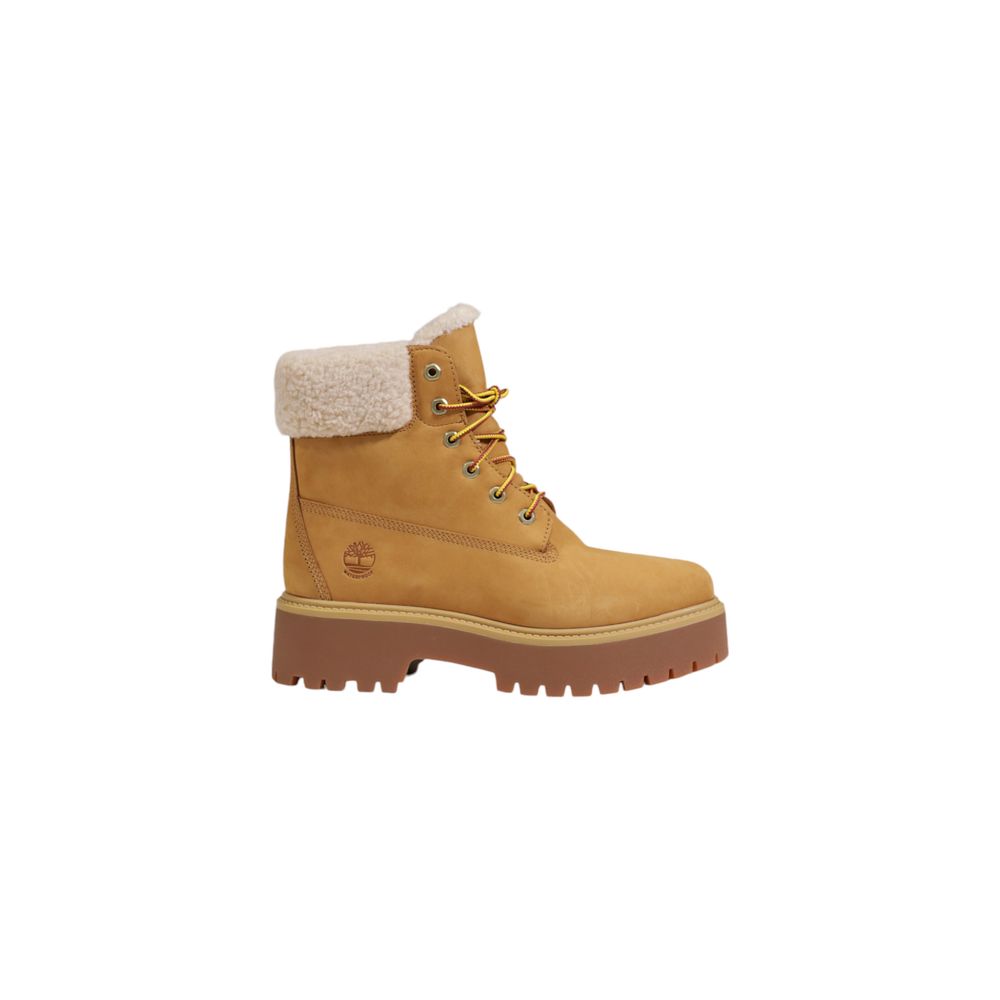 Timberland Beige Recycled Leather Schnürstiefel
