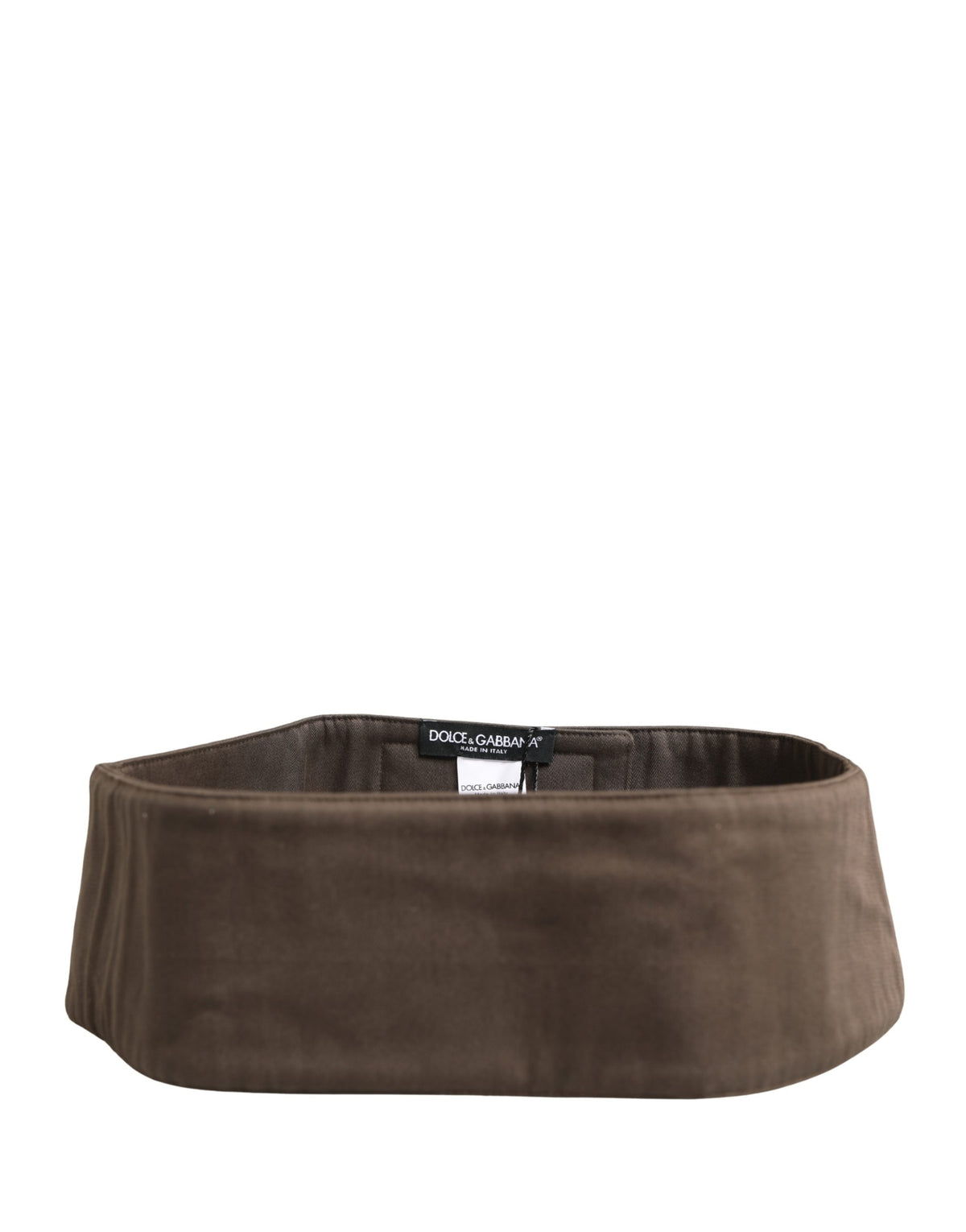 Dolce & Gabbana Brauner Viskose-Gürtel für Herren