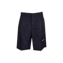 Valentino Garavani Schwarze Bermuda-Shorts aus Nylon