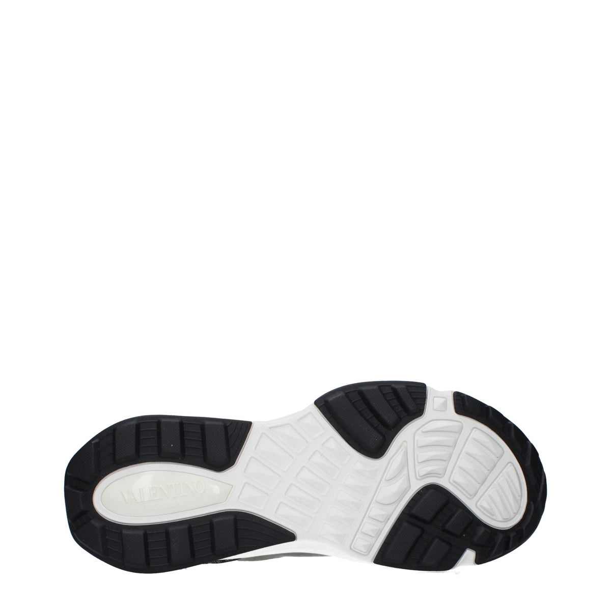 Valentino Garavani Graue Stoff-Sneaker mit niedrigem Schaft