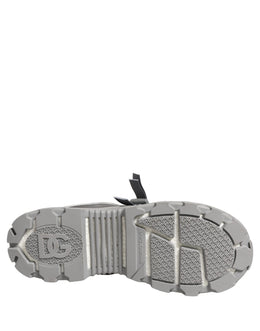 Dolce & Gabbana Graue Airmaster Low-Top-Sneaker für Herren