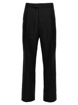 Alexander McQueen Schwarze Wollhose