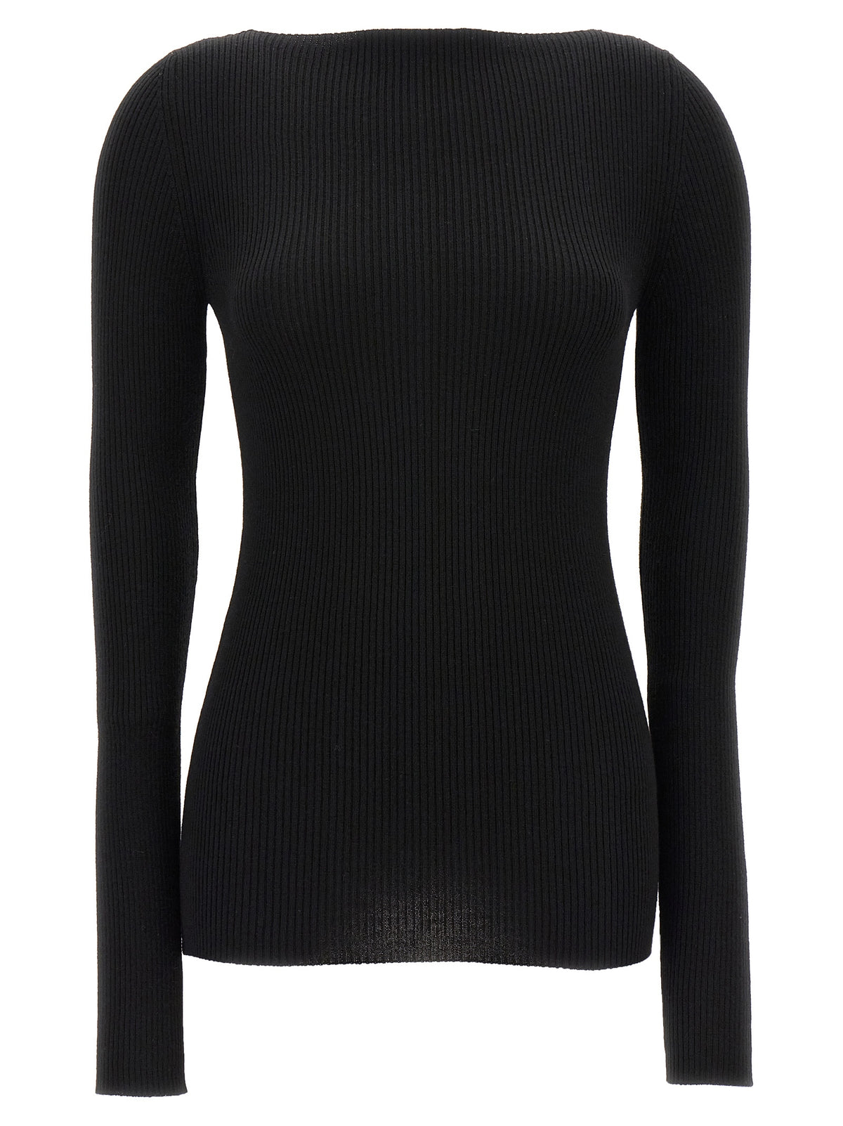 Rick Owens Schwarzer Wollcardigan