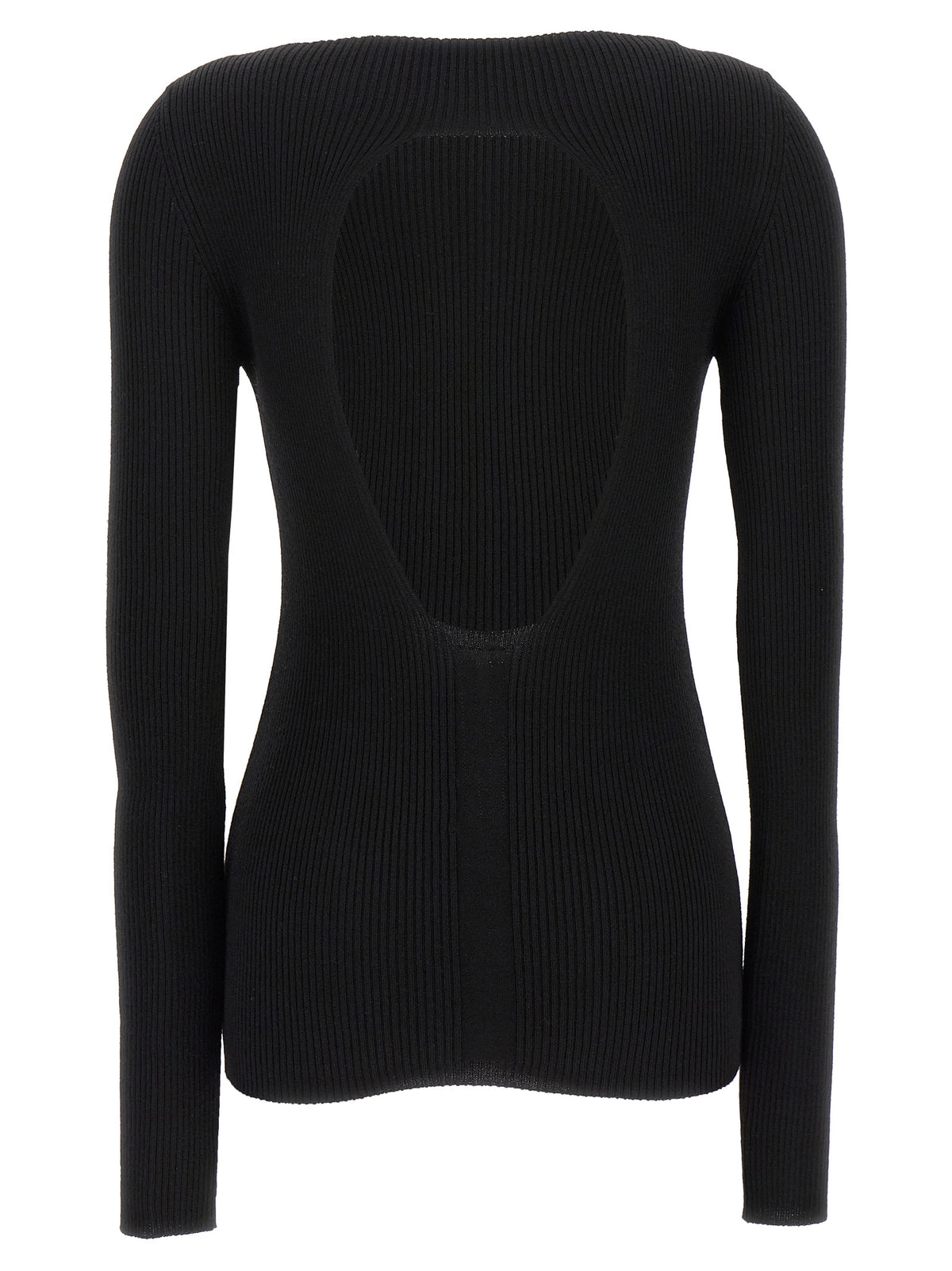 Rick Owens Schwarzer Wollcardigan