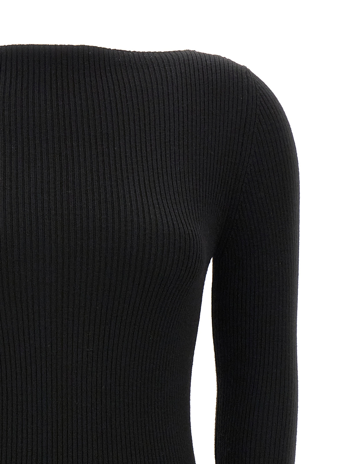 Rick Owens Schwarzer Wollcardigan