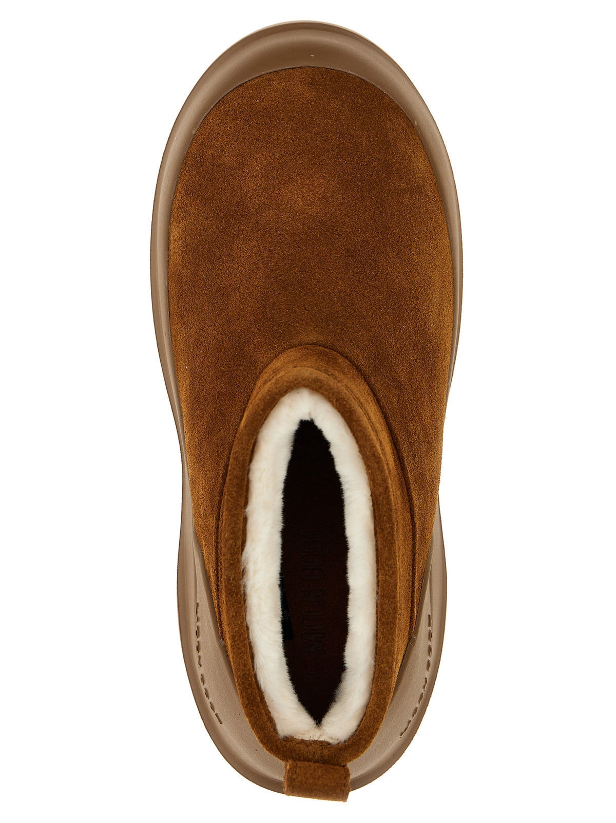 Moon Boot Braune Cowhide Stiefeletten