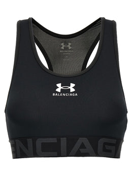 Balenciaga Schwarzer Sport-BH aus Polyester