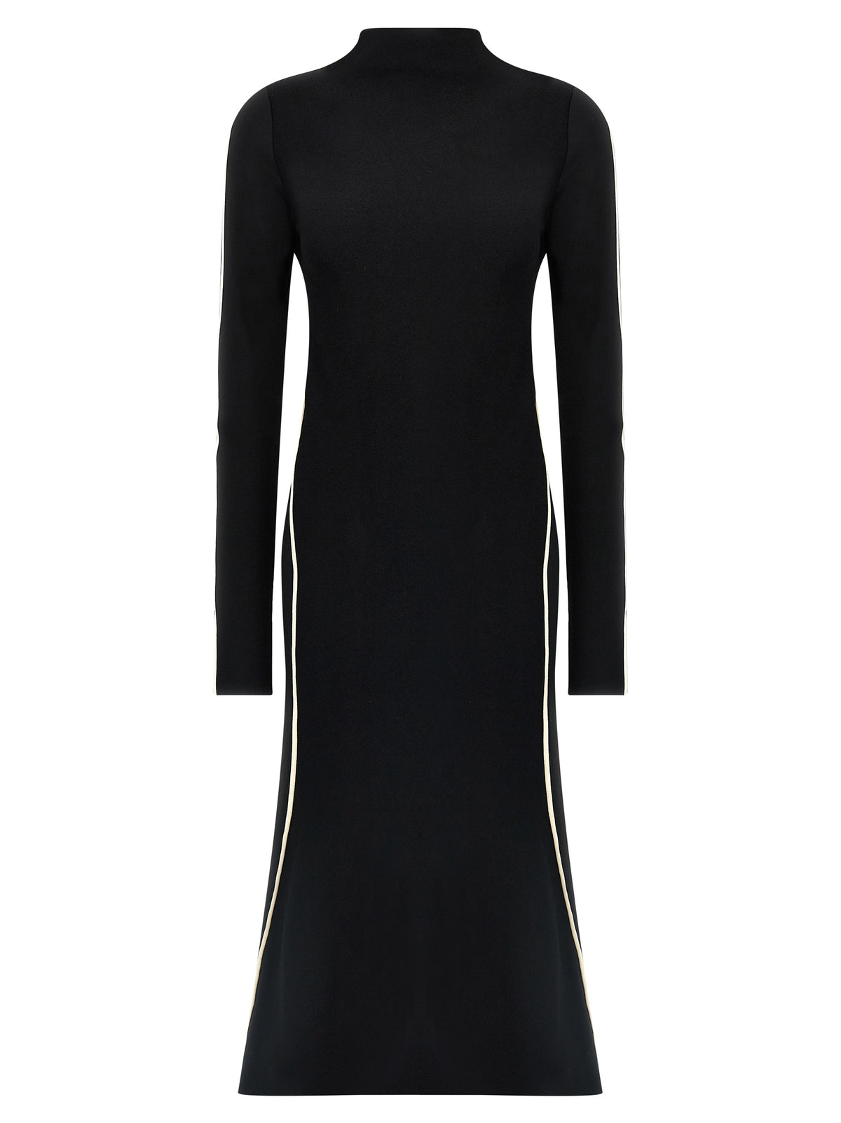 Sportmax Zweifarbige Midi-Strickkleid aus Viskose